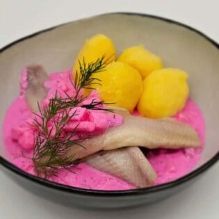 Sahne Matjes mit Apfel