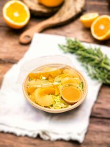 Salat Zitrus mit Balsamicodressing