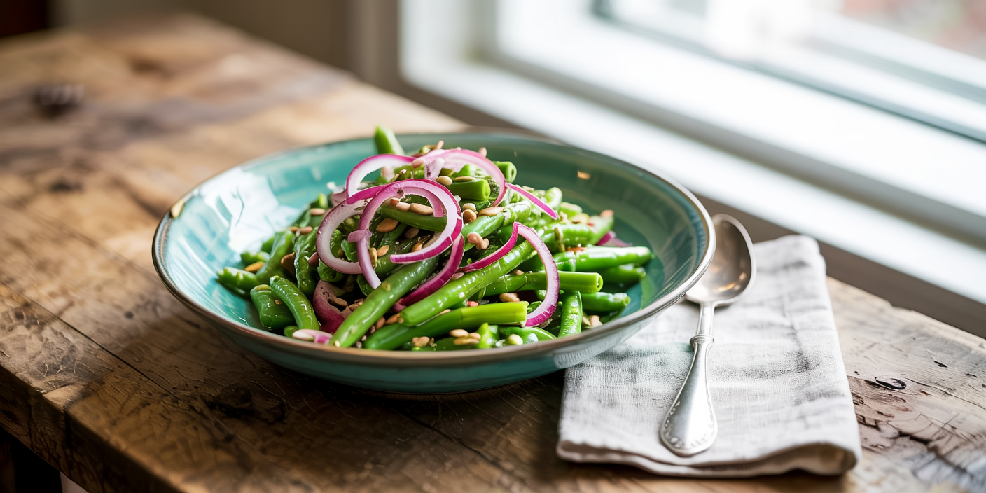 Bohnensalat süß-sauer