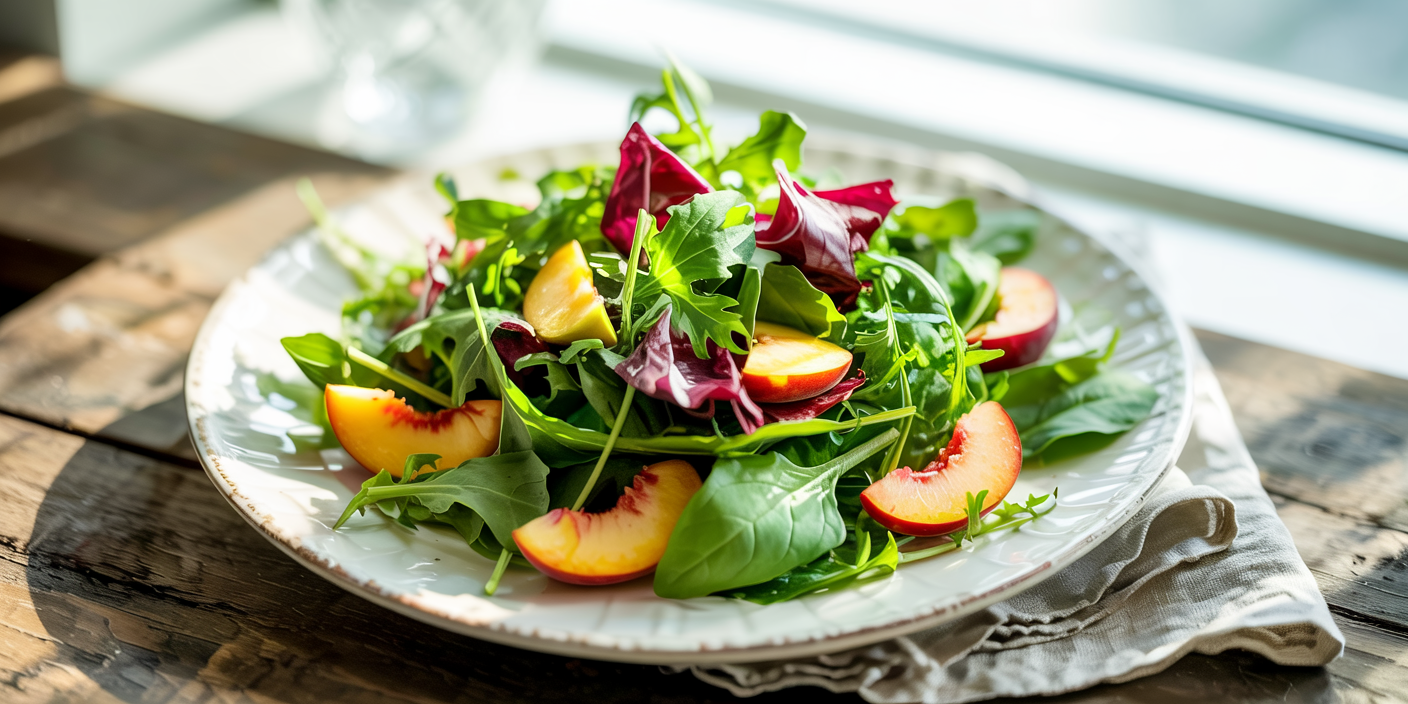 Latte-Blattsalat Vielfalt