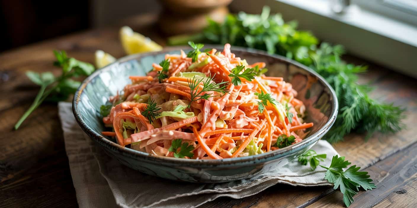 Möhren Kraut Salat