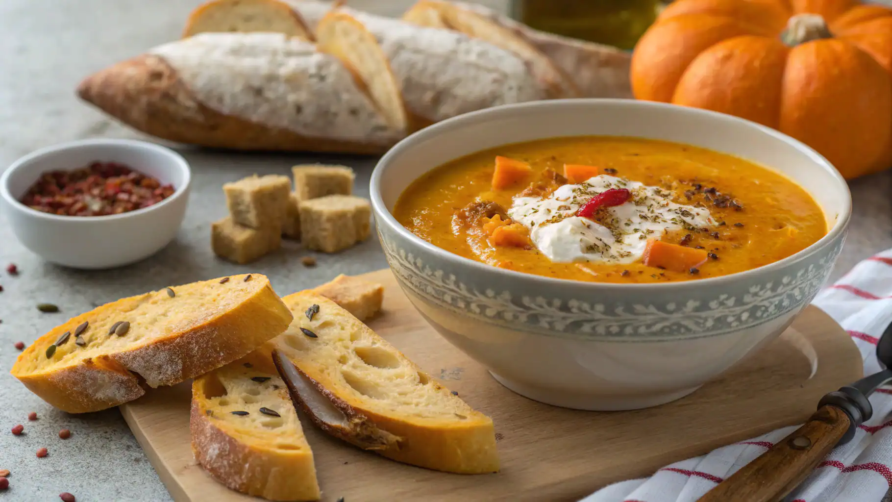 Halloween Kürbissuppe